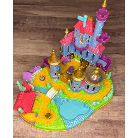 Polly Pocket Vintage Bluebird Beauty and the Beast Disney's Belle Magical Castle - Picture 1 of 5